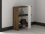 Hanah Home Gaye Conjunto de Muebles de Salón Nogal y Blanco
